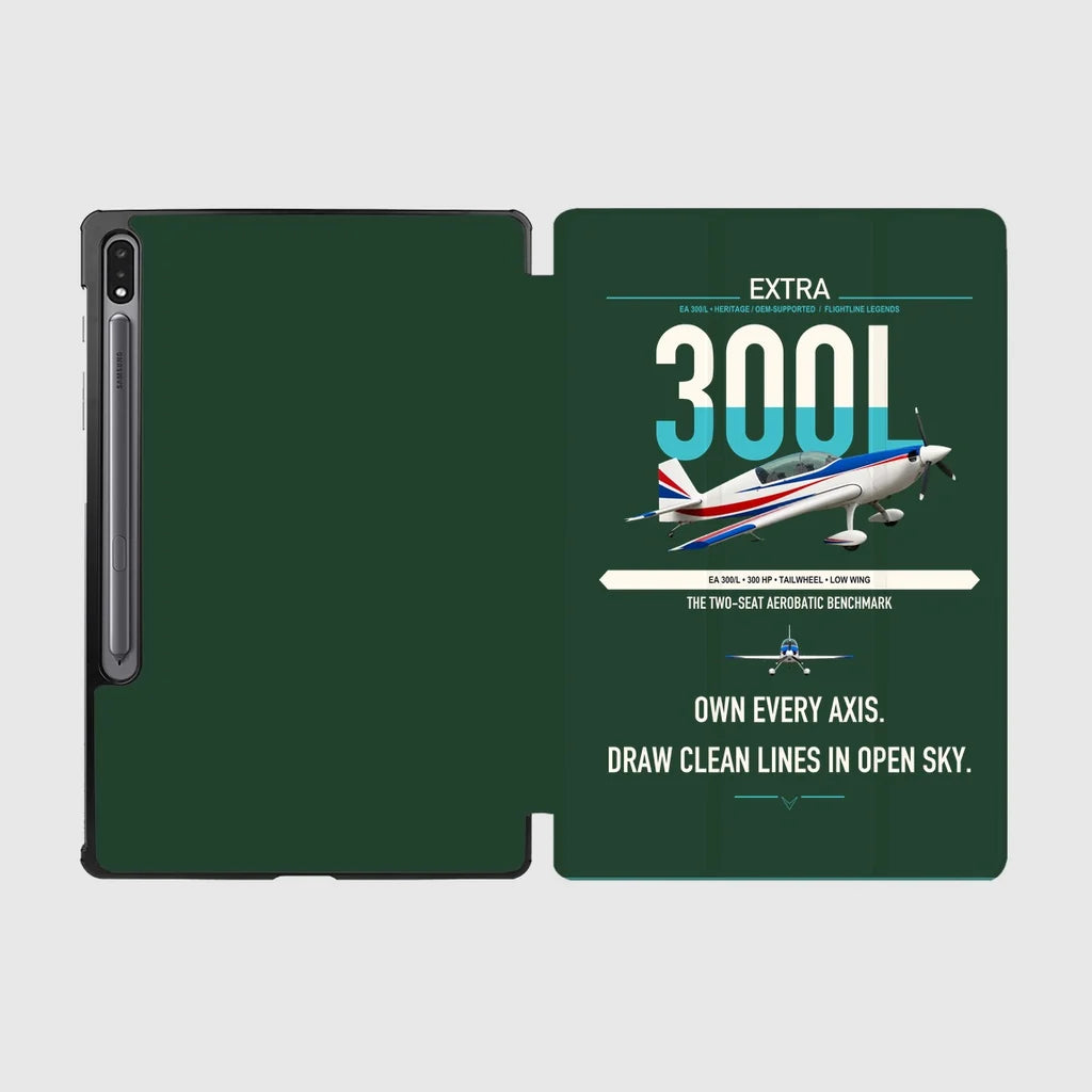 Extra 300L design on dark green samsung tablet tablet case