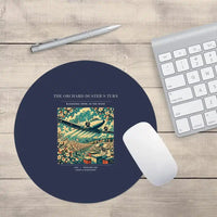 Thumbnail for VINTAGE G4386 - The Orchard Duster's Turn - Designed Mouse Pads design on navyblue round