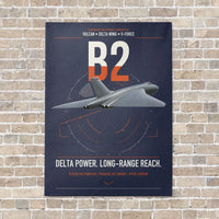 Thumbnail for Avro Vulcan B2 vertical canvas print - no frame - navy blue background