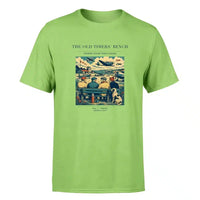 Thumbnail for VINTAGE G4140 - The Old Timers' Bench - Premium T-Shirt design on lightgreen premium t shirt