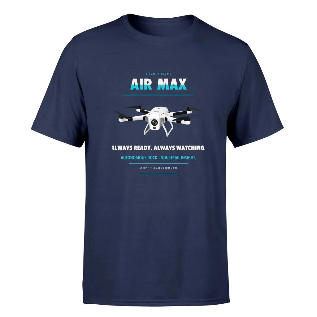 Percepto Air Max design on navy blue single side