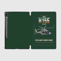 Thumbnail for Airbus H155 EC155 B1 design on dark green samsung tablet tablet case