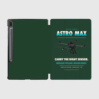 Thumbnail for Freefly Astro Max design on dark green samsung tablet tablet case