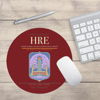 Thumbnail for Robert Gabriel Mugabe International Airport (HRE) design on dark red round mouse pad