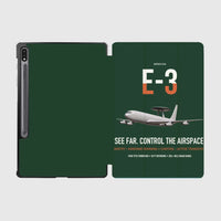 Thumbnail for E-3 Sentry AWACS design on dark green samsung tablet tablet case