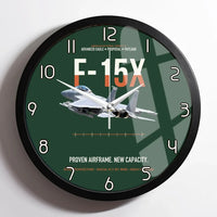 Thumbnail for F-15X Advanced Eagle Proposal Proven Airframe New Capacity design on dark green framed wall clock