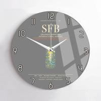 Thumbnail for Orlando Sanford International Airport SFB Wall-Clock No-Frame - Gray