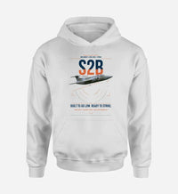 Thumbnail for Blackburn Buccaneer S2B design on white double-side hoodie, single-side print