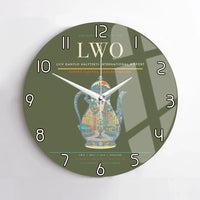 Thumbnail for Lviv Danylo Halytskyi International Airport LWO Wall-Clock No-Frame - Green Army
