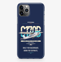 Thumbnail for Cessna 170B design on navy blue magsafe iphone case, for iPhone Pro Max