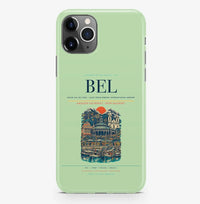 Thumbnail for Belem Airport (BEL) design on light green iPhone 16 Pro MagSafe case