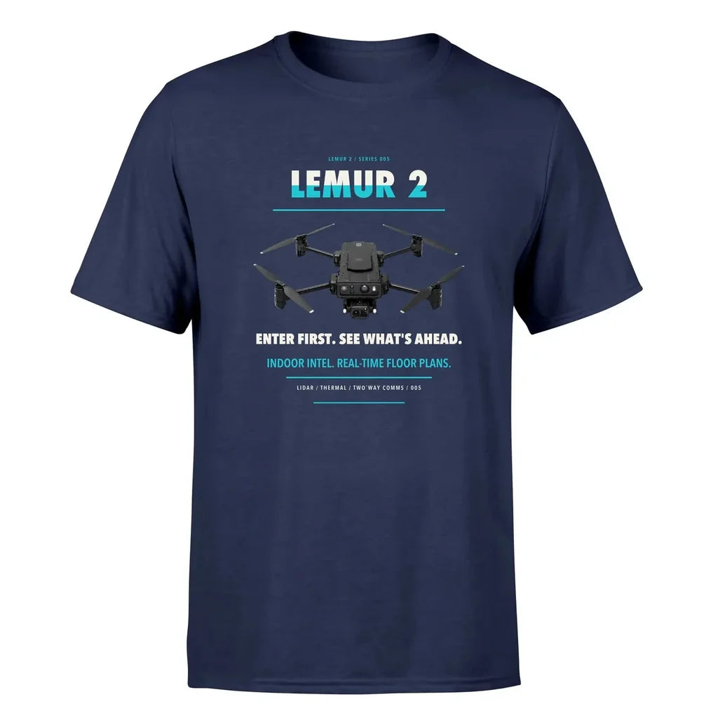 BRINC LEMUR 2 design on navy blue single side