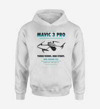 Thumbnail for DJI Mavic 3 Pro design on white hoodie single side