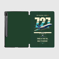 Thumbnail for Boeing 727-200 design on dark green samsung tablet tablet case