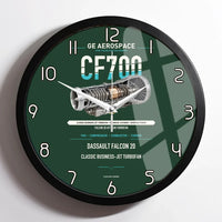 Thumbnail for CF700 design on dark green framed wall clock