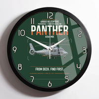 Thumbnail for Airbus Helicopters AS565 MBe Panther design on dark green framed wall clock