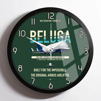 Thumbnail for Airbus A300-600ST BelugaST design on dark green framed wall clock