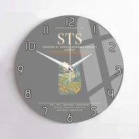 Thumbnail for Charles M. SchulzSonoma County Airport Santa Rosa STS Wall-Clock No-Frame - Gray