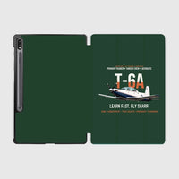 Thumbnail for T-6A Texan II Train The Next Generation design on dark green samsung tablet tablet case
