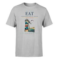 Thumbnail for Pangborn Memorial Airport (EAT) T-Shirt single-side front print in Light Gray | pangborn-memorial-airport-eat-double-side-t-shirt