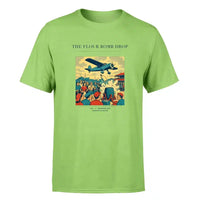Thumbnail for VINTAGE G4259 - The Flour Bomb Drop - Premium T-Shirt design on lightgreen premium t shirt
