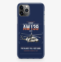 Thumbnail for Leonardo AW139 design on navy blue magsafe iphone case, for iPhone Pro Max