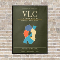 Thumbnail for Valencia Airport VLC - Canvas Framed - Green Army