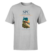 Thumbnail for La Palma Airport (SPC) T-Shirt single-side front print in Light Gray | la-palma-airport-spc-double-side-t-shirt