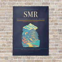 Thumbnail for Simón Bolívar International Airport SMR — Santa Marta vertical canvas print - no frame - navy blue background