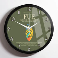 Thumbnail for Fuerteventura Airport FUE Wall-Clock Framed - Green Army