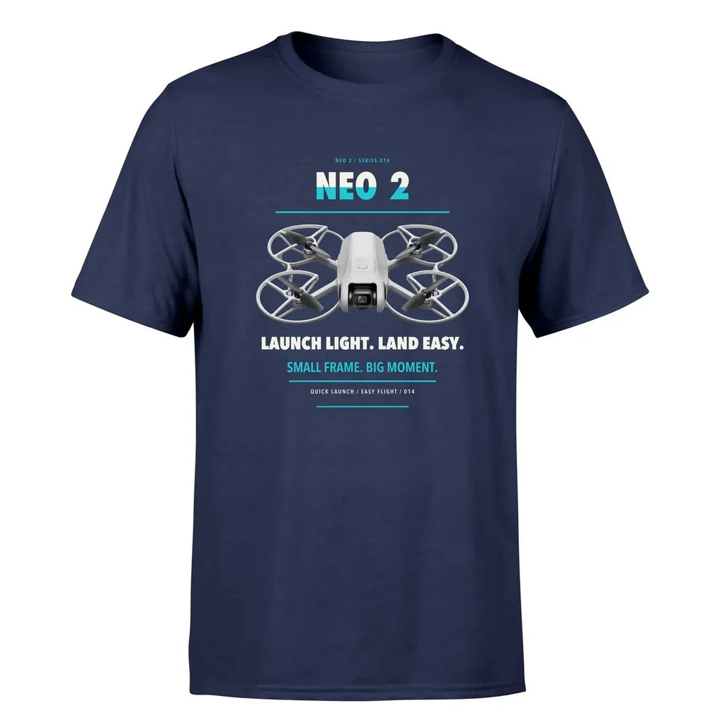 DJI Neo 2 design on navy blue single side