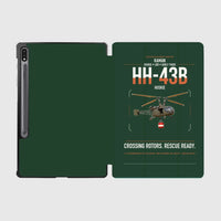 Thumbnail for Kaman HH-43B Huskie design on dark green samsung tablet tablet case