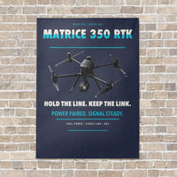 Thumbnail for DJI Matrice 350 RTK vertical canvas print - no frame - navy blue background