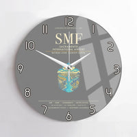 Thumbnail for Sacramento International Airport SMF Wall-Clock No-Frame - Gray