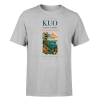 Thumbnail for Kuopio Airport (KUO) T-Shirt single-side front print in Light Gray | kuopio-airport-kuo-double-side-t-shirt