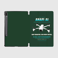 Thumbnail for Parrot ANAFI Ai design on dark green samsung tablet tablet case