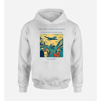 Thumbnail for VINTAGE G4478 - The Ferry Across The Strait - Premium Hoodie design on white premium