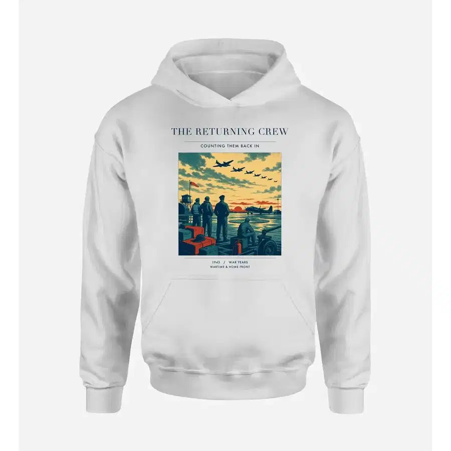 VINTAGE G4519 - The Returning Crew - Premium Hoodie design on white premium
