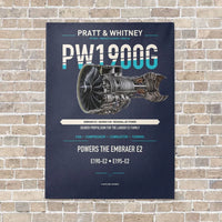 Thumbnail for PW1900G vertical canvas print - no frame - navy blue background
