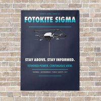 Thumbnail for Fotokite Sigma vertical canvas print - no frame - navy blue background