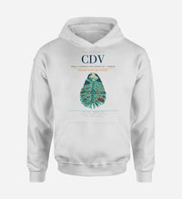 Thumbnail for Merle K. (Mudhole) Smith Airport (CDV) design on white hoodie single-side print