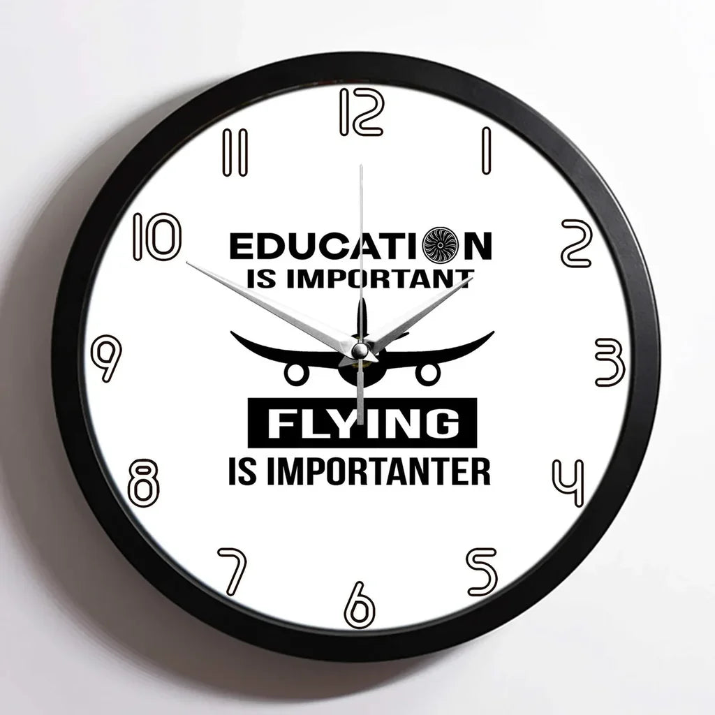 Flying is Importanter Wall Clock - view 9