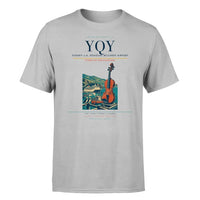 Thumbnail for Sydney–J.A. Douglas McCurdy Airport (YQY) T-Shirt single-side front print in Light Gray | sydneyja-douglas-mccurdy-airport-yqy-double-side-t-shirt