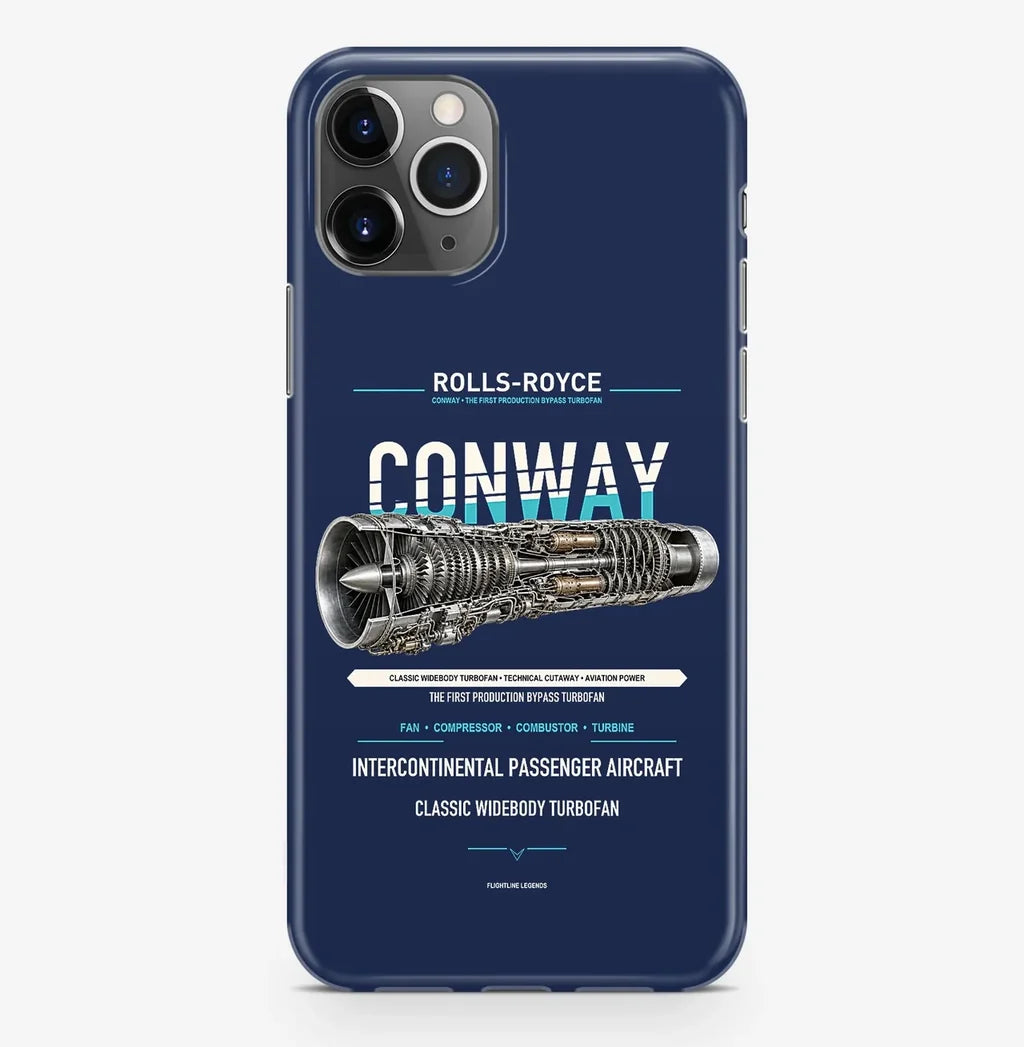 CONWAY Case ProMax design on navy blue iphone case promax
