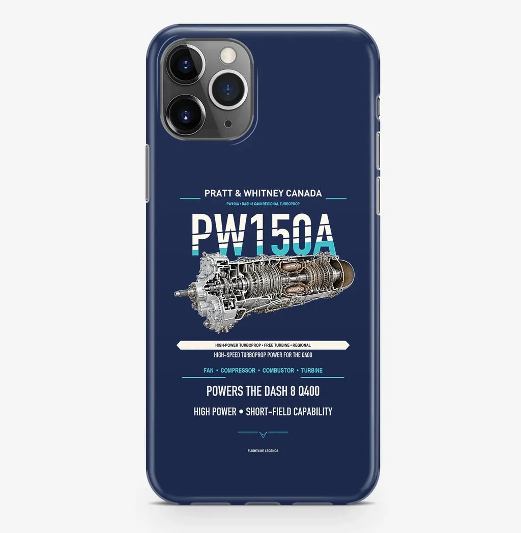 PW150A Case ProMax design on navy blue iphone case promax