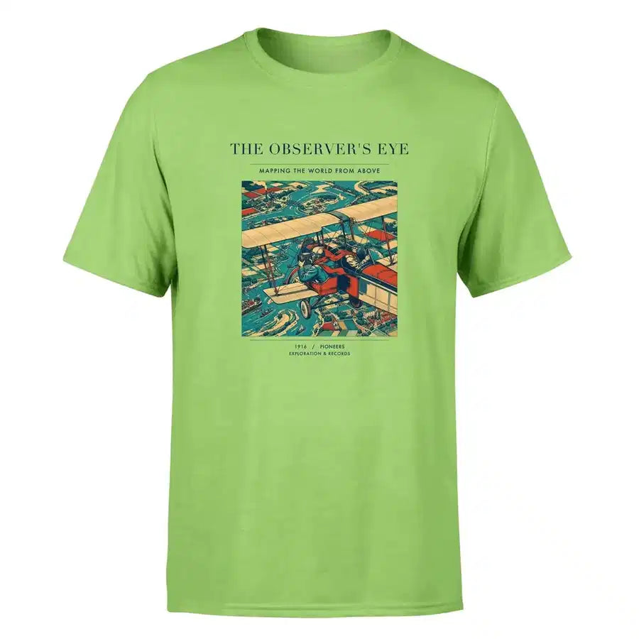 VINTAGE G4008 - The Observer's Eye - Premium T-Shirt design on lightgreen premium t shirt