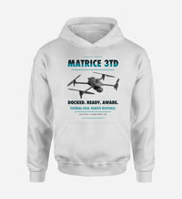 Thumbnail for DJI Matrice 3TD design on white hoodie single side