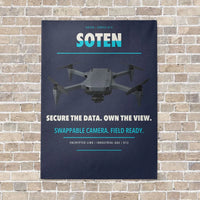 Thumbnail for ACSL SOTEN vertical canvas print - no frame - navy blue background