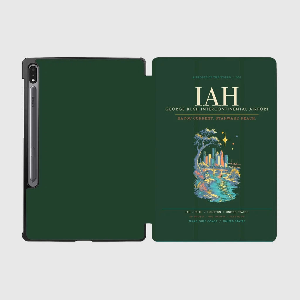 Houston George Bush Intercontinental Airport IAH - Dark Green