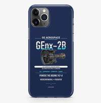 Thumbnail for GEnx-2B Case ProMax design on navy blue iphone case promax
